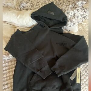 Black Essentials Hoodie